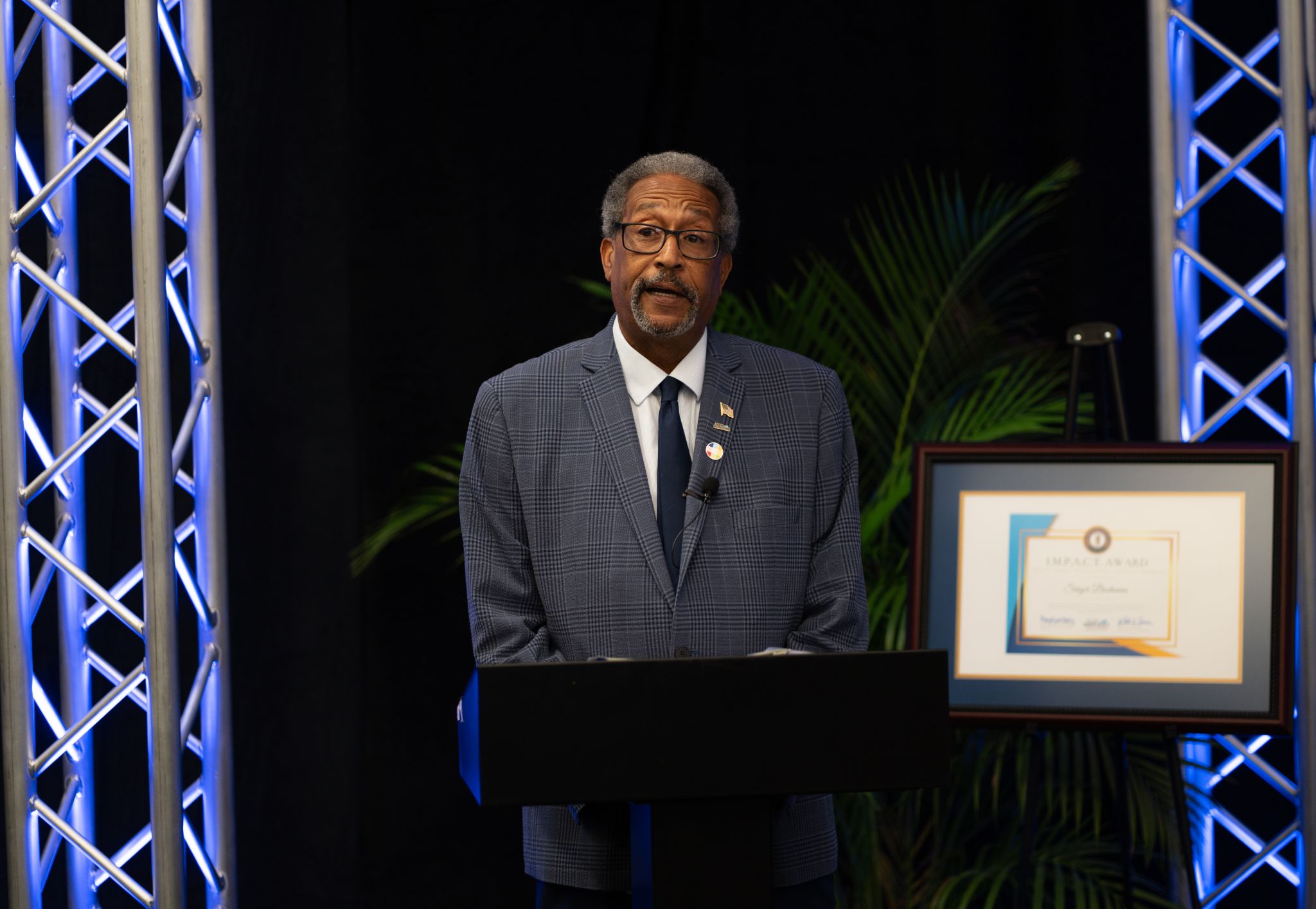 FAC Team Member Singer Buchanan Recieving State Government Impact Award