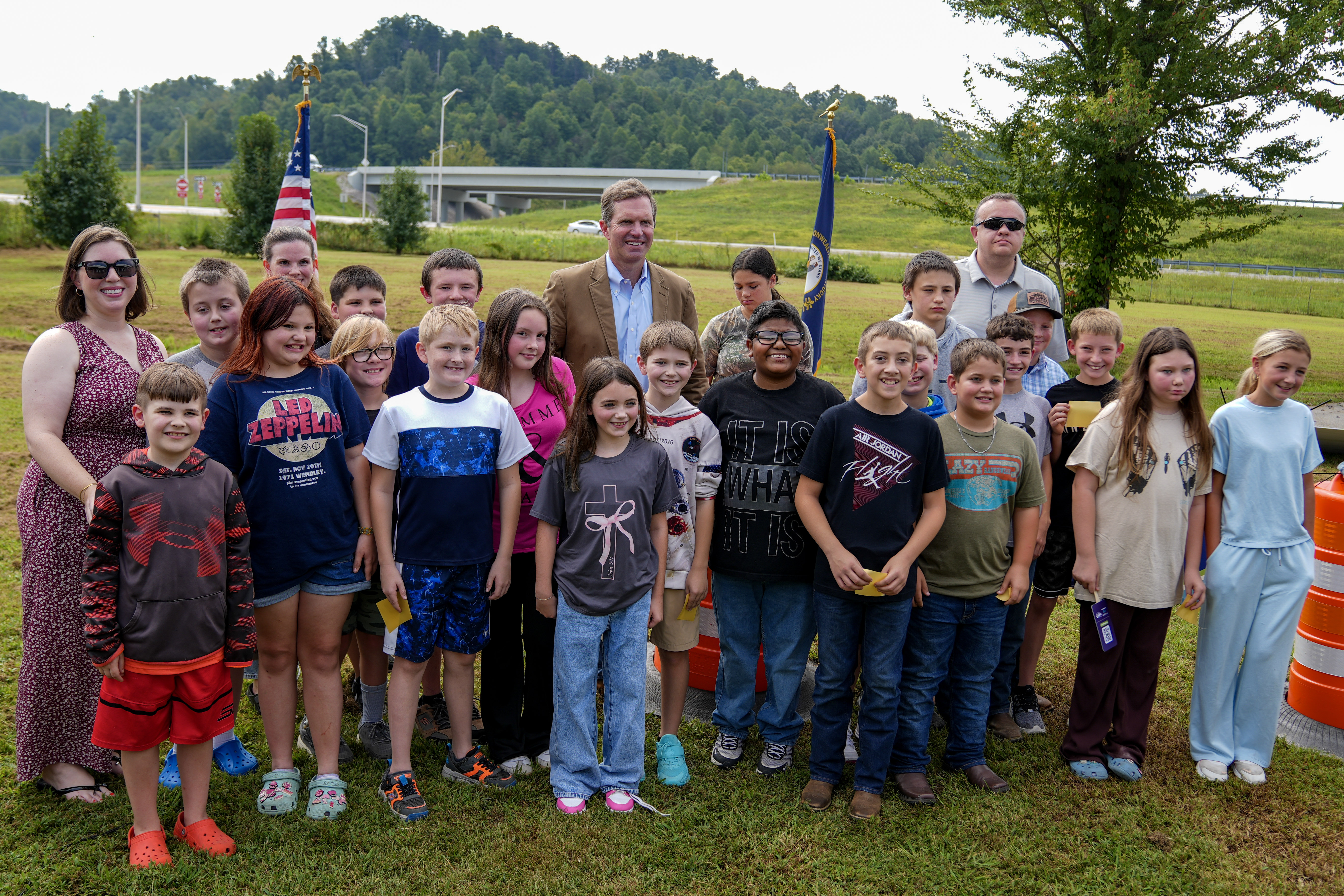 Gov. Beshear Visits with Children at Mountain Parkway Ribbon Cutting.jpg