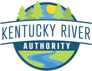 Kentucky River Authority logo featuring trees and a river